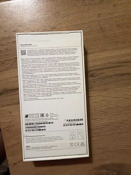 Iphone 16 pro max 256