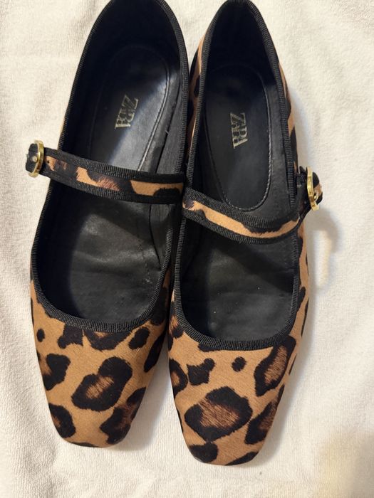 Балетки леопардовые ZARA 36