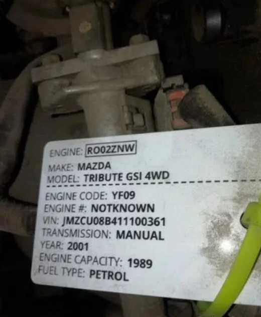 МКПП Mazda Tribute YF 2001