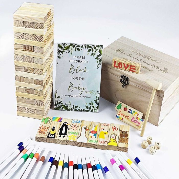 Комплект 101 забавни игри за бебешко парти с 2 начина за игра