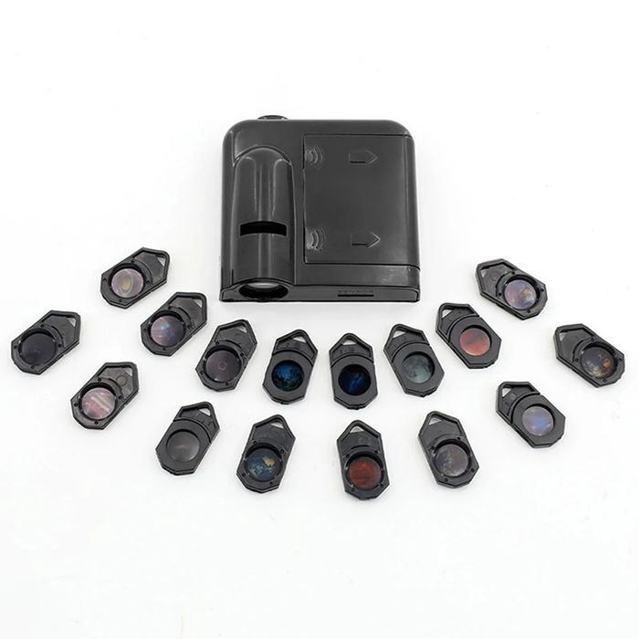 Mini proiector cu 16 imagini din Galaxie: planete și nori