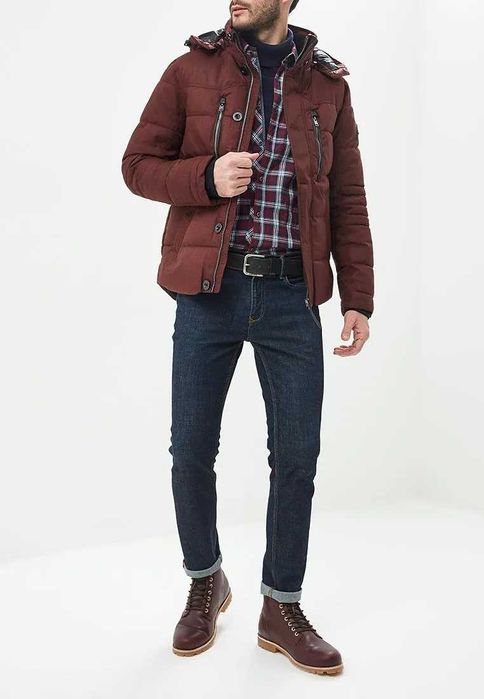 Зимняя куртка, теплая мужская Tom Tailor Red Германия [M-3XL]