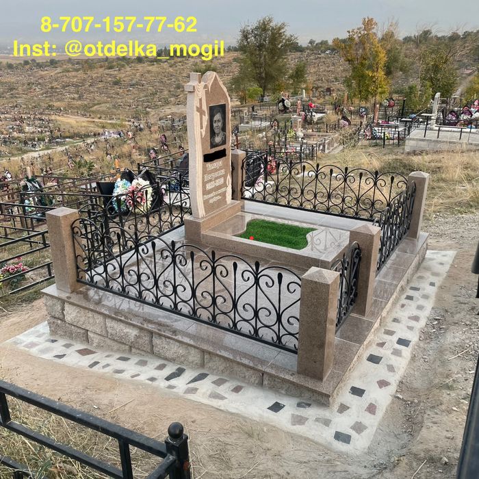 Памятники, оградки, кресты, облагораживание могил. Отделка могил.