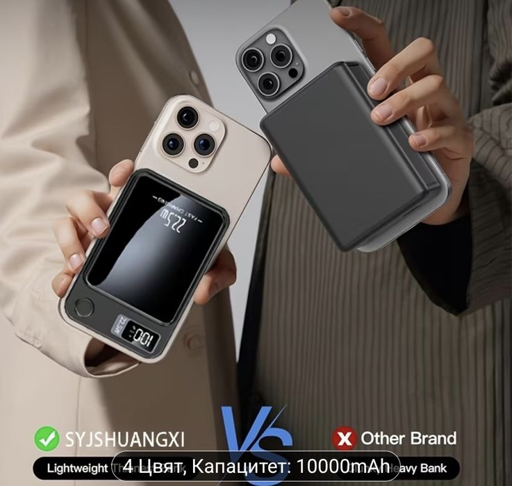 Нов преносим Power bank 10000 mha