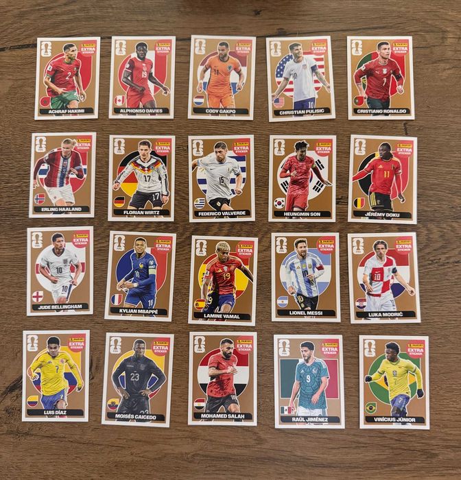 Продавам/Разменям: Екстра стикери от световното на Panini World Cup 2026