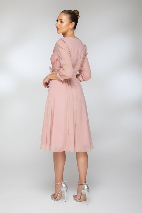 Rochie elegantă roze, mărimea 44