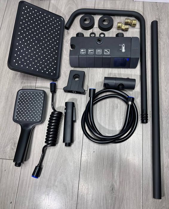 Смеситель для душа, душевая система с индикатором температуры