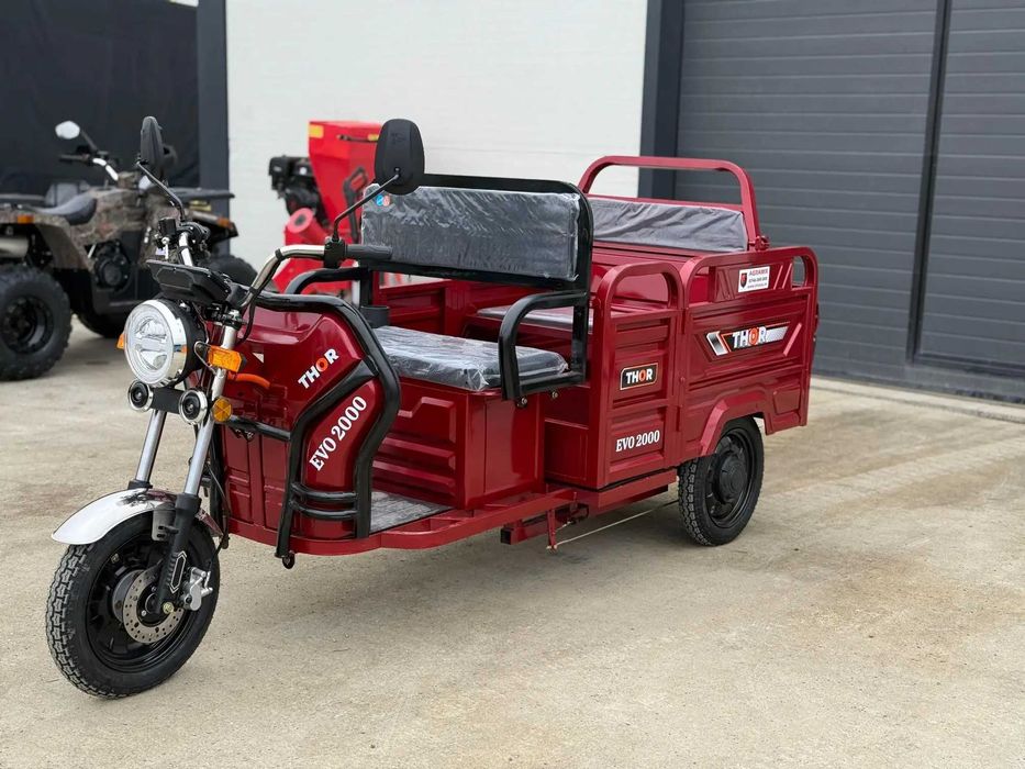 Triciclu electric Thor EVO 2000 W CIV inclus PRODUS NOU
