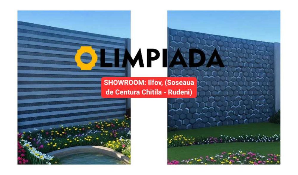 Gard Beton Prefabricat - Modele Premium 2026 - Direct Producător