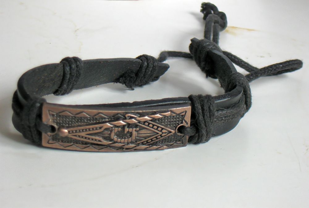 мужской браслет ручной работы — с классическим масонским символом!