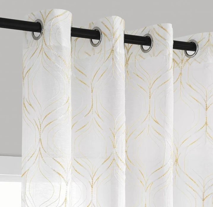 Set 2 bucati perdea Miulee Dimensiuni 140cm ×225cm  fiecare bucata
