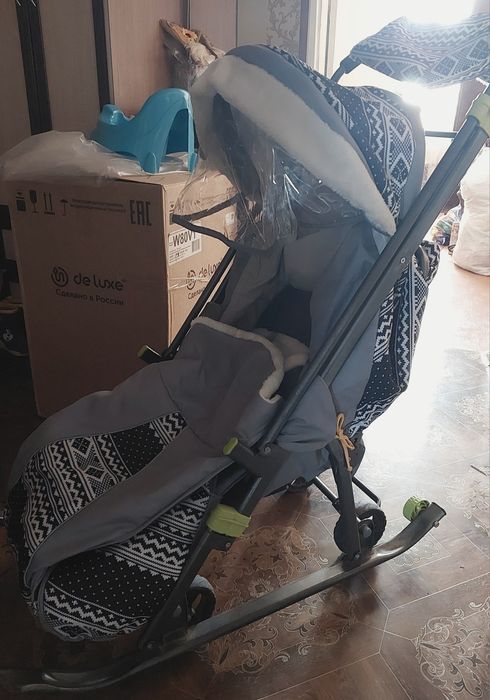 Продам санки-коляску
