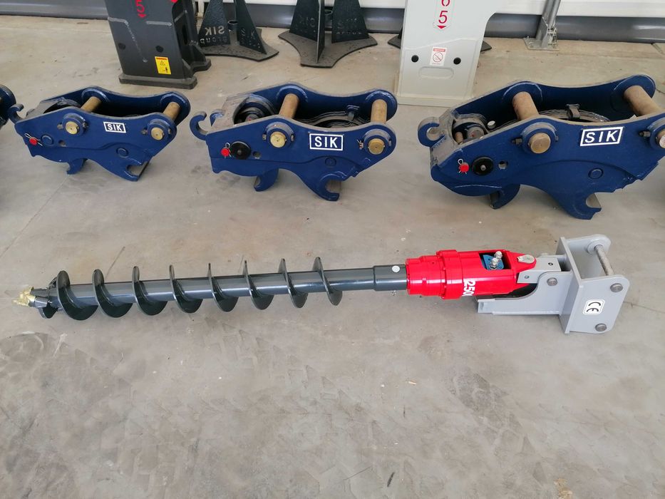 Burghiu foreza hidraulica de pamant pt excavatoare/buldoexcavatoare