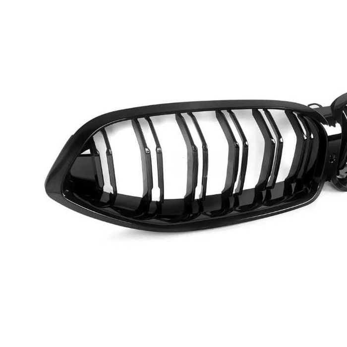 Grile Grila Nari Duble M BMW Seria 8 G14 G15 G16 2018-22, Negru Lucios