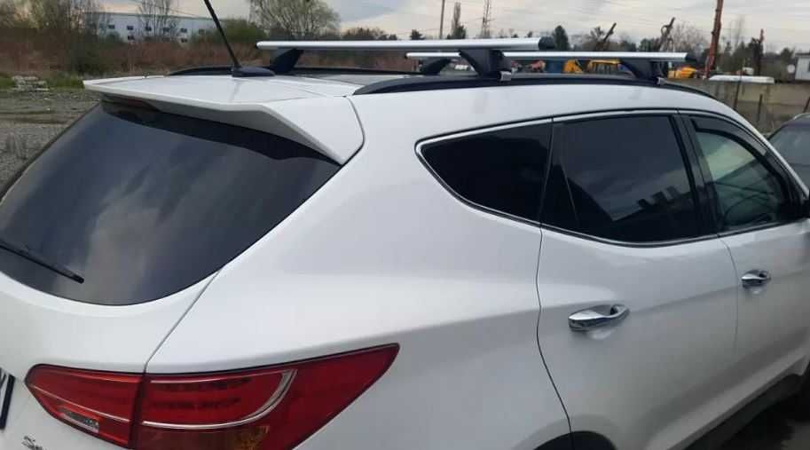 Греди напречни за багажник за кола за вградени покривни релси без отвор, 135см, с ключ