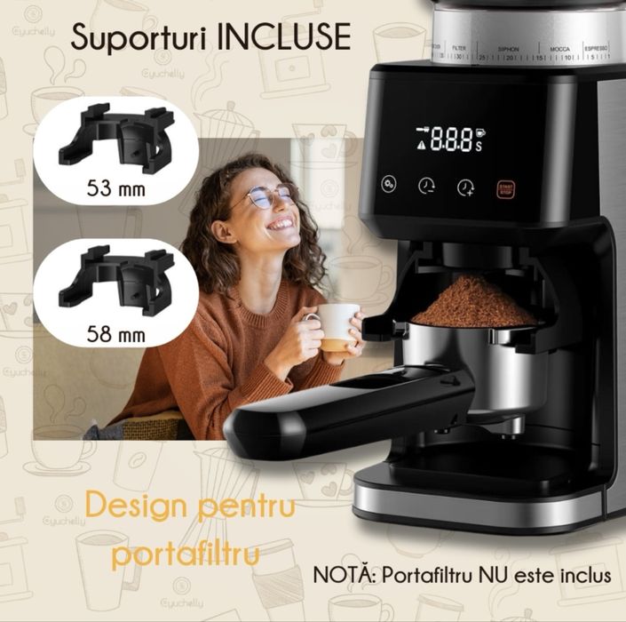 Rasnita cafea electrica (Burr-grinder)