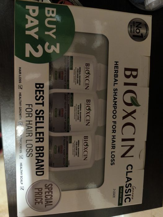 Турски шампоан Bioxcin различни видове