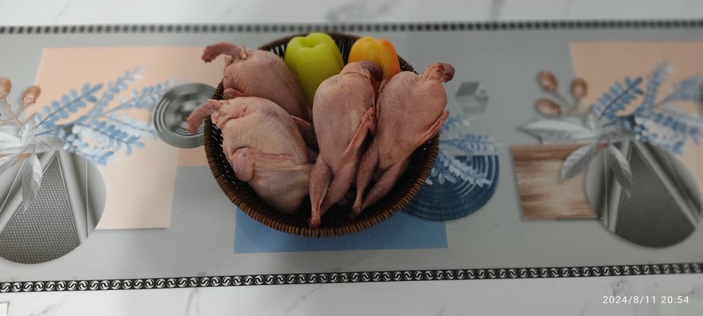 Мясо перепелки  . Бөдене еті.