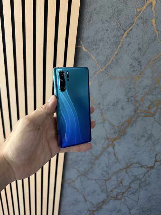 Huawei P30 PRO, 128GB memorie, 6GB RAM, albastru coral, IMPECABIL