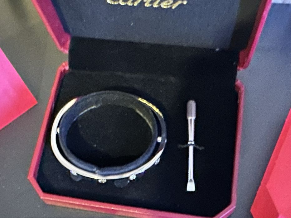 Нова Гривна Cartier LOVE Bracelet с пълен комплект аксесоари