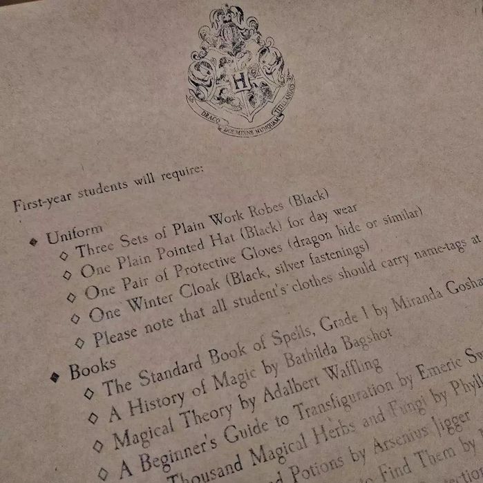 Письмо из Хогвартса (Гарри Поттер, Harry Potter)