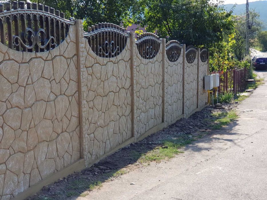 Gard beton ornamental