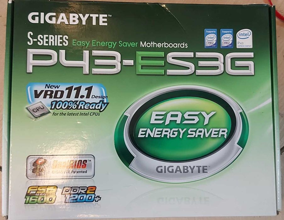 Комплект GA-P43-ES3G/Core™2 Duo E8600/2Gb Transcend DDR-2