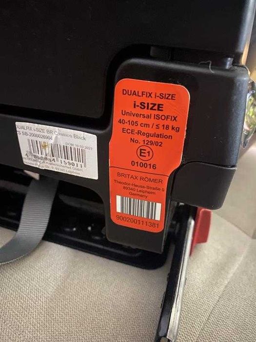 Britax Romer DUALFIX i-SIZE детско столче за кола