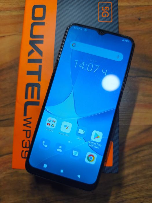 Смартфон OUKITEL C32 с 128GB памет и 16GB RAM, проверен