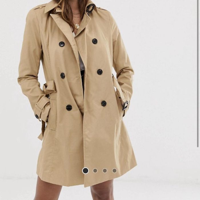 Trench Coat Bej Stradivarius | Livrarea gratuita Bucuresti