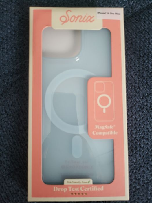 Sonix Husa Apple Iphone 16 Pro Max ( 6.9 ) Magsafe Jelly Sky Blue
