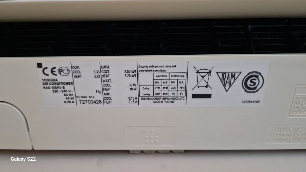 Климатик  TOSHIBA