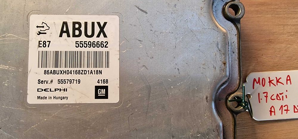 Calculator Motor Opel Mokka 1.7CDTI A17DTS cod ABUX 55596662
