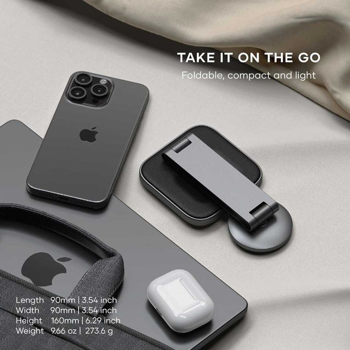 Satechi 2-in-1 Qi2 15W Wireless Stand - NOU/Sigilat + Garantie