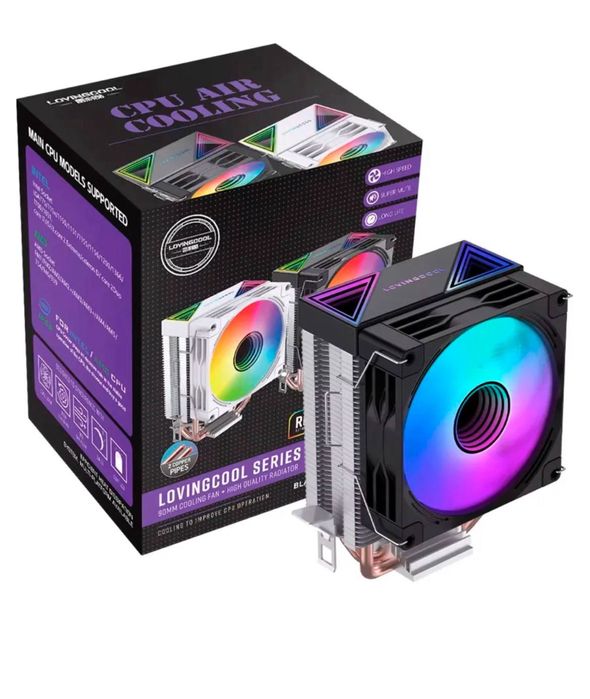 ARGB башенный куллер для процессора LC 90v2