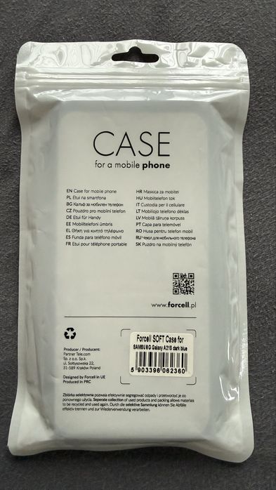 Carcasa silicon Samsung Galaxy A21S dark blue