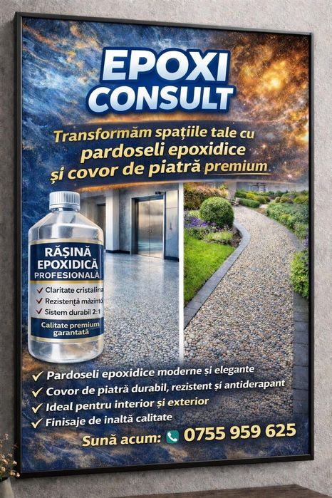 Pardoseli din rășină epoxidica