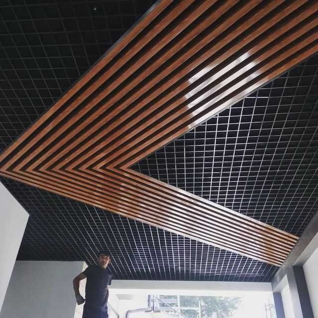 Реечние грильято потолок (Grilliato Grilyato reychniy potolok) 3