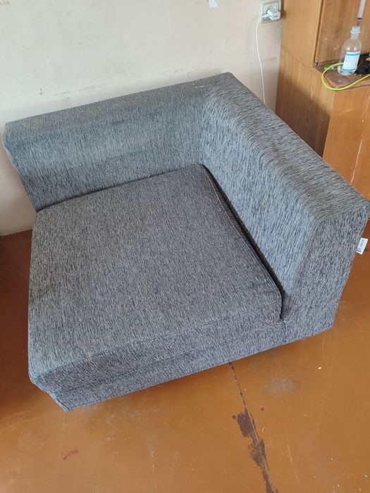 Диван  модульные легкий серый