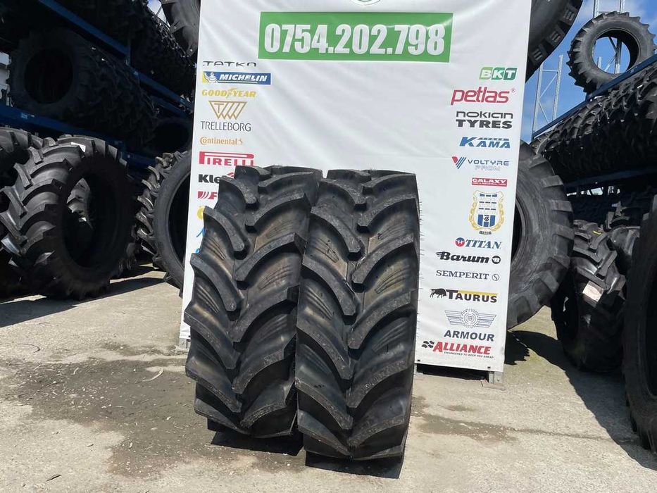 Anvelope radiale noi 380/70R24 pentru tractor fata