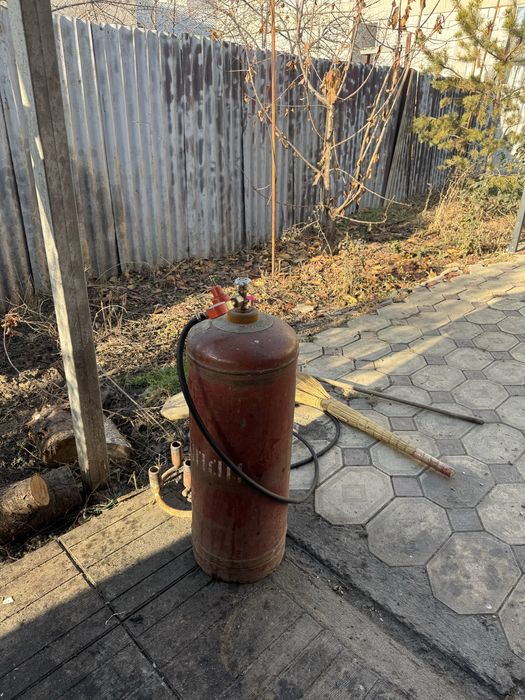 Казан ошак  газ баллон