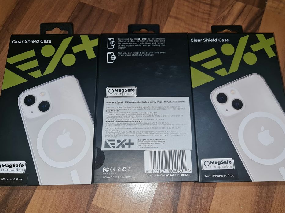 Husa hibrid originala Next One Clear Shield Case Apple iPhone 14 Plus