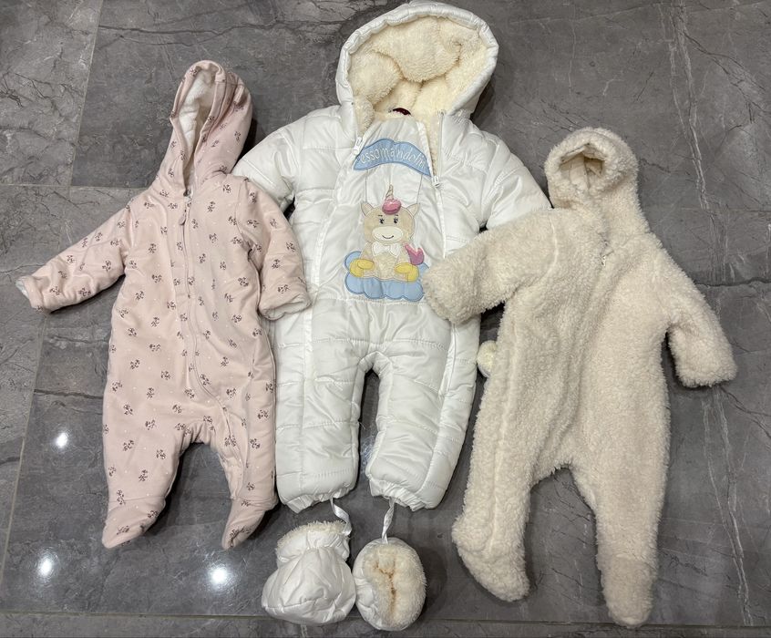 Бебешки ескимос/космонавт Zara 1-3 мес