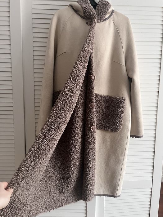 Двухсторонняя Тэдии шуба (дубленка)