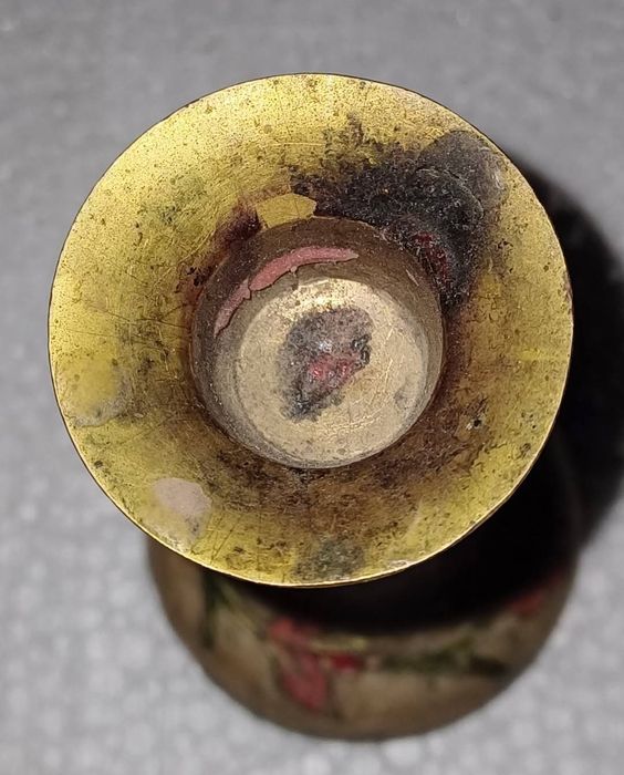 Sfesnic mai vechi superb / alama & email cloisonné /H: 15,50 cm Stare!