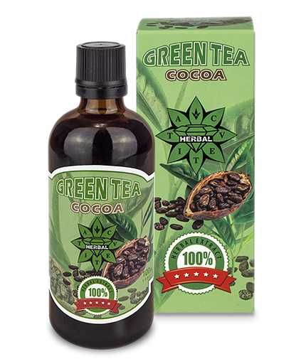 VETITA HERBAL Green Tea with Cocoa - Черен Чай - Какао / 100 ml