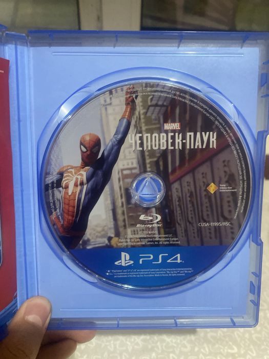 Диск на пс4 человек паук