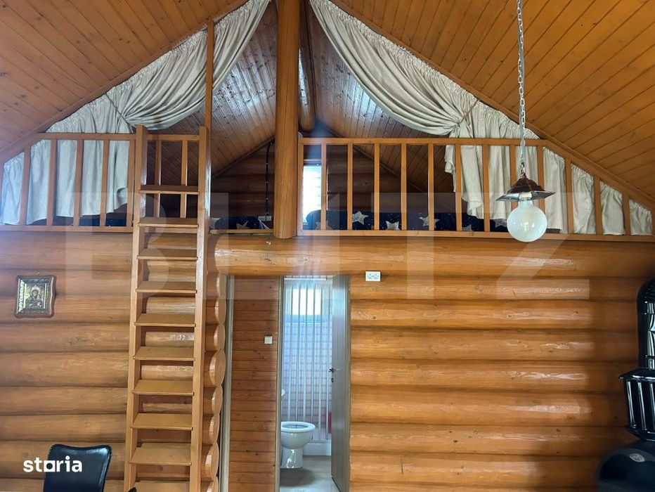 Cabana din busteni - refugiu ideal in mijlocul naturii