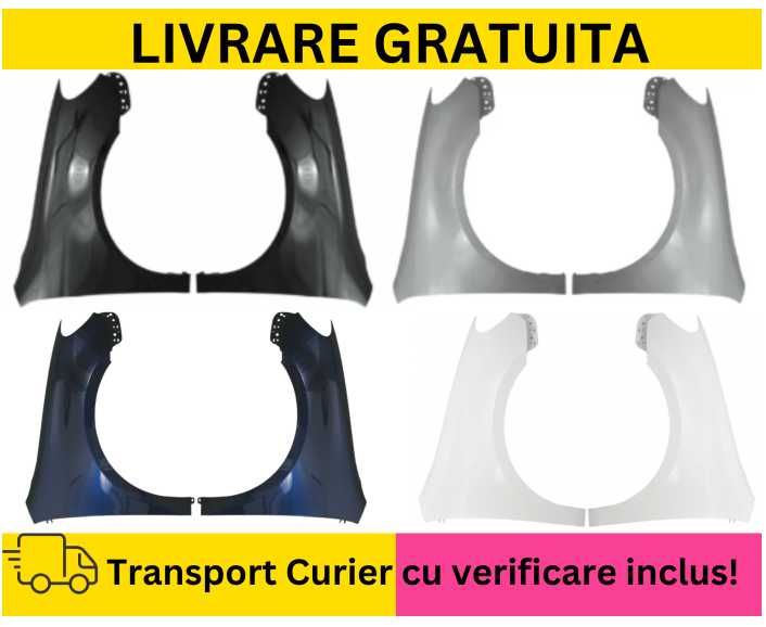 Aripi fata Volkswagen Golf VI 6 2008-2012 Hatchback Negru, Gri, Albastru, Albe la culoare VOPSITE