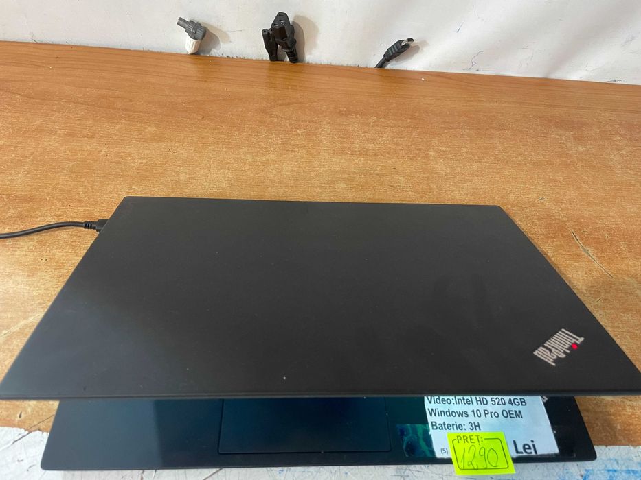 Laptop Lenovo, ThinkPad X1 Carbon I7 6600U 2,6Ghz SSD 256 Gb 8GB Ram DDR 4 Garantie 2ani